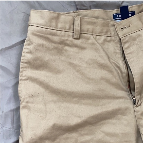 Mens Cotton Plain Front Chino Shorts - Picture 3 of 5